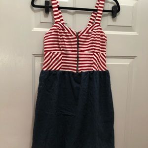 Xhilaration Dress Stripes & Blue M